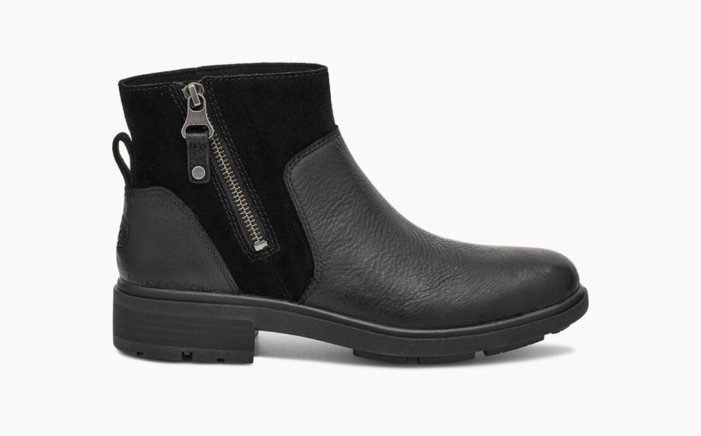 Ugg Chelsea Boots Canada - Ugg Women's Harrison Zip Black